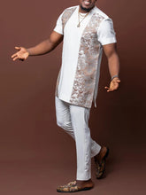 Buy African Men Short Sleeve Outfit Summer Africa Men'S T-Shirt Polo Shirts 2PC Sets for only $101.16 at Flexi Africa